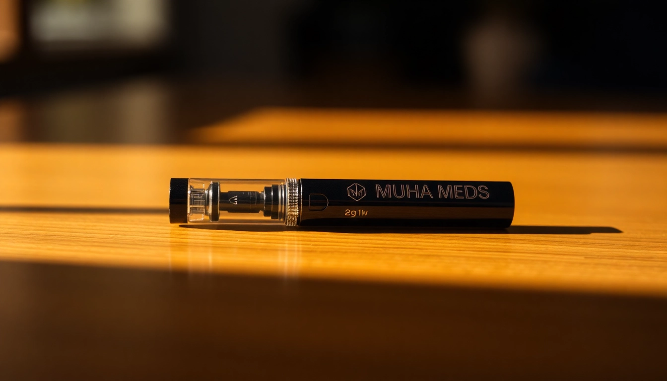 Experience Muha Meds 2g disposable vape pen, highlighting its premium design and vibrant color.