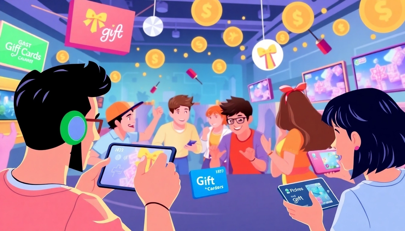 Showcase users actively earning gift cards through rewarded play games, highlighting engagement and fun.