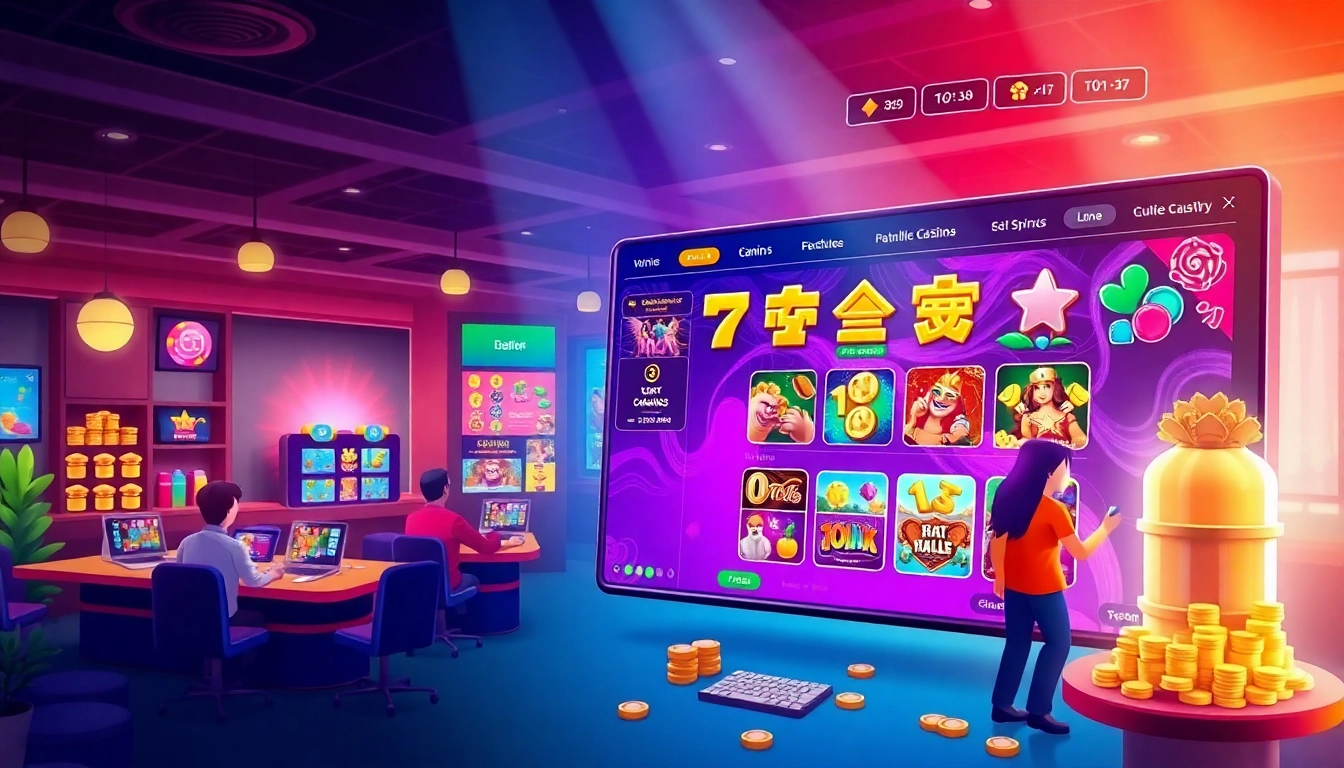 Experience สล็อต168 vibes in this vibrant digital casino scene with engaging graphics and lively game activities.