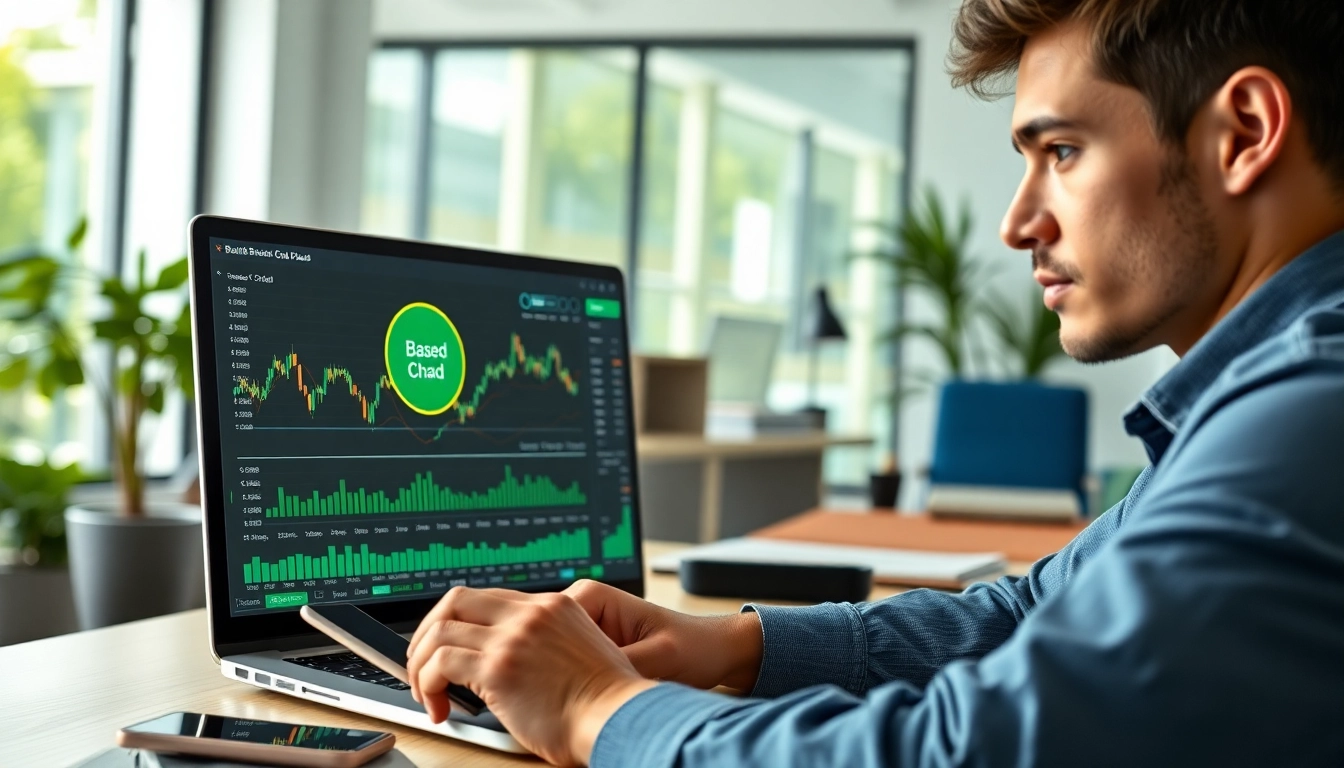 Analyzing the performance of Based Chad on Coinbase while trading cryptocurrency.