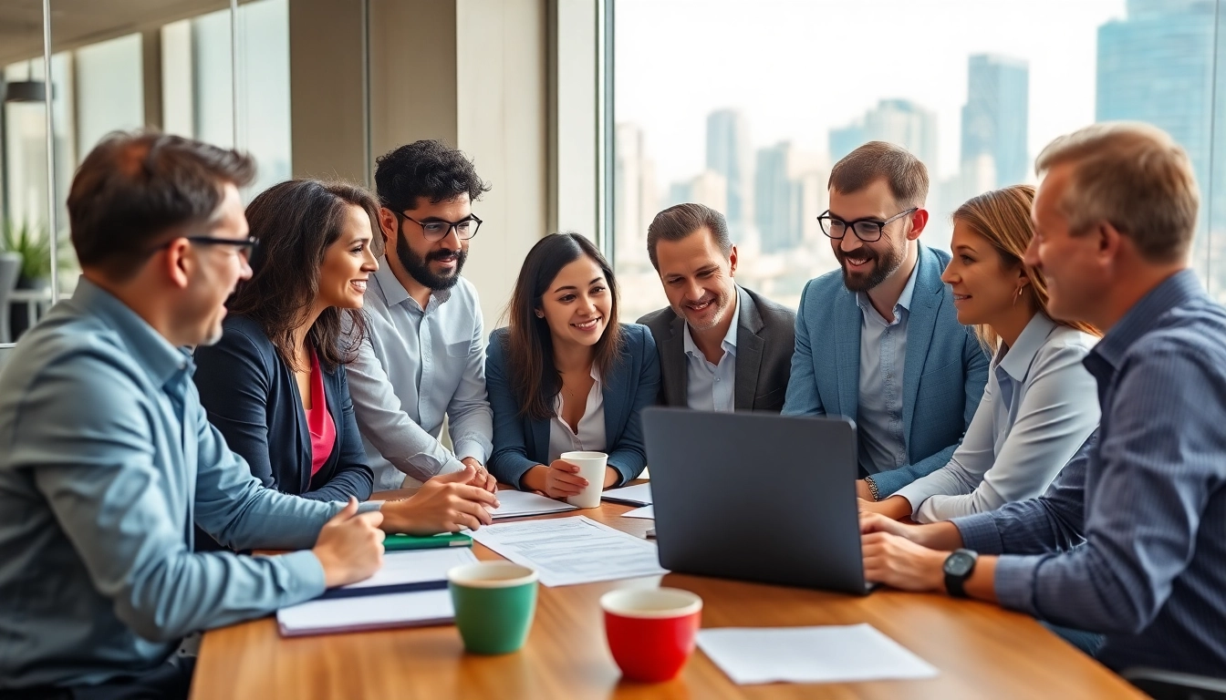Recruitment agency team strategizing to attract top talent for startups.