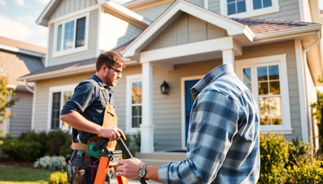 Exterior remodel expert enhances a home's facade with professional renovation techniques.