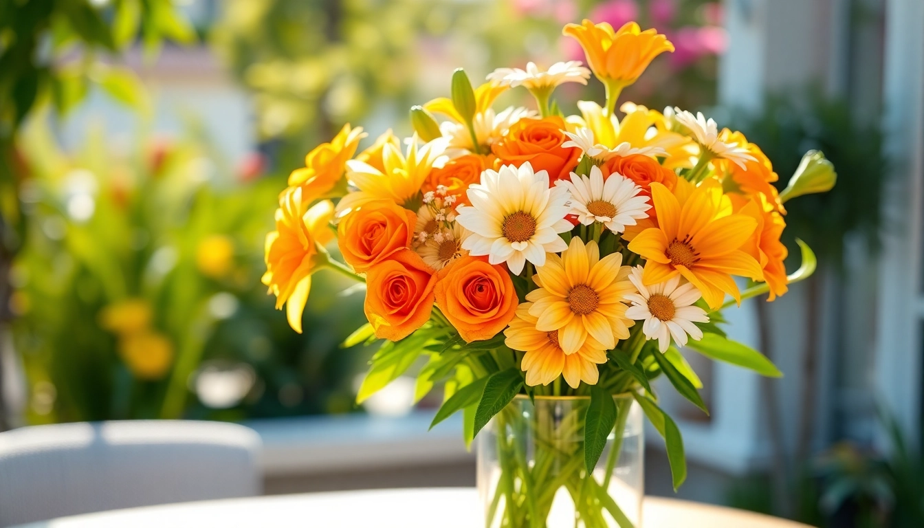 Arrange stunning Orange County flowers in vibrant colors for special occasions.