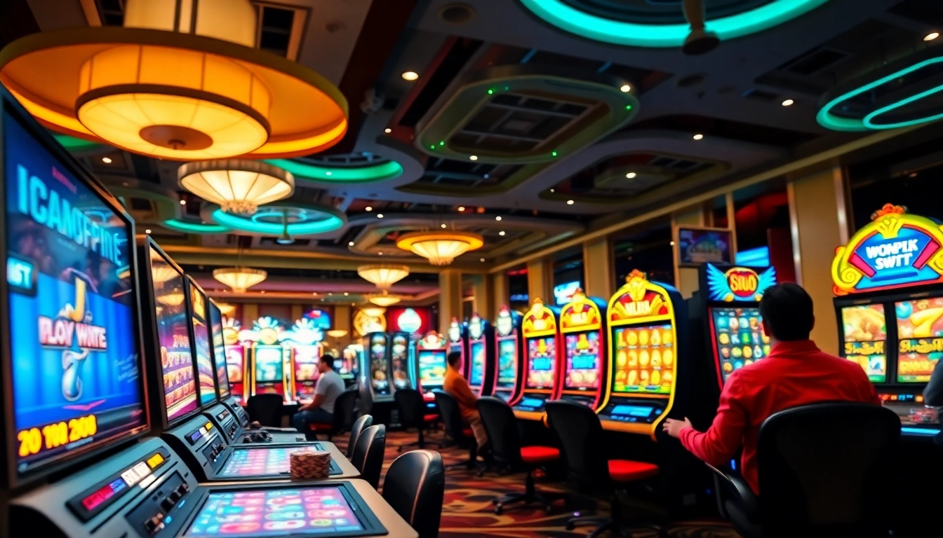 Experience tab66 with engaging online gaming visuals showcasing vibrant slots and table games.