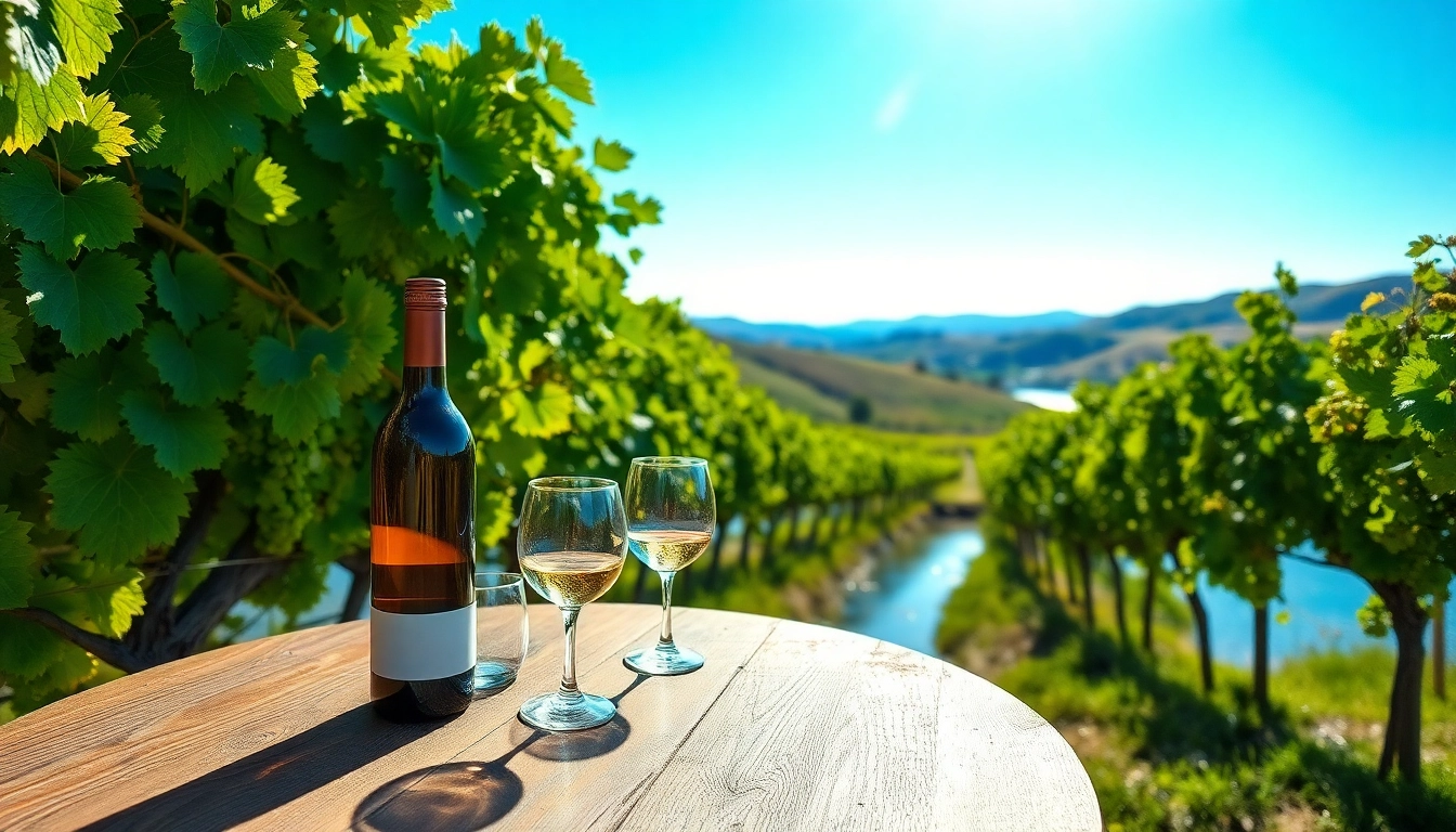 Enjoy the breathtaking vineyard in Clarksburg, California, with scenic views and local wine.