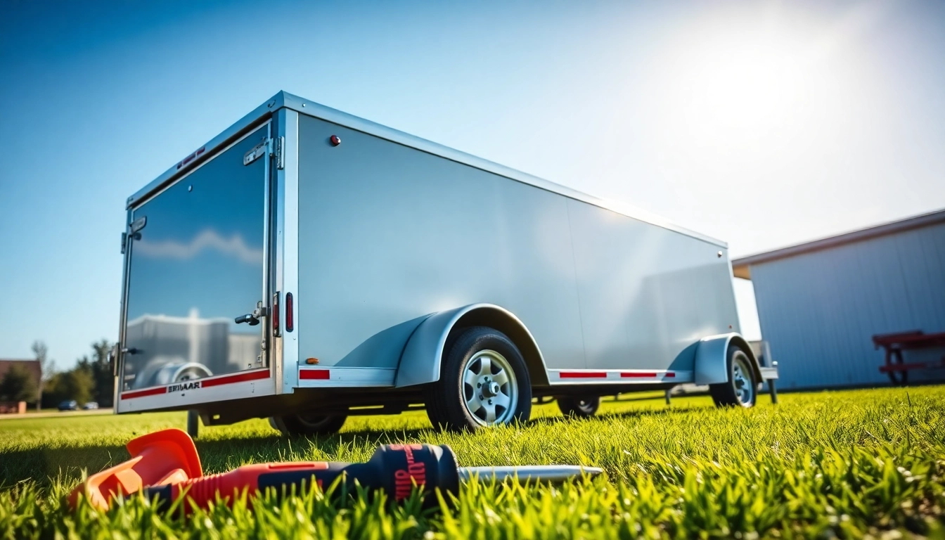 Bri-Mar trailers for sale near me showcasing a robust trailer in an outdoor setting.