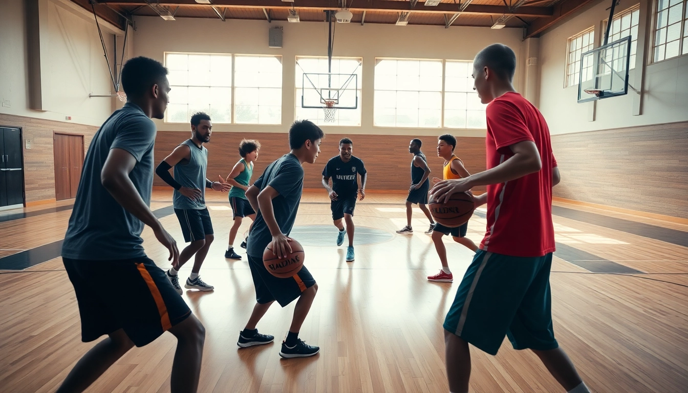 Intense practice at Takeover Basketball Academy showing young athletes honing their skills and teamwork.