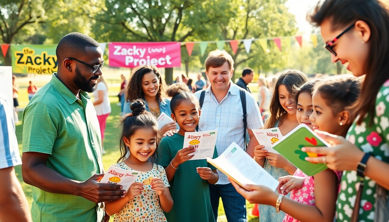 Join the Zacky Project at a health advocacy community event promoting awareness for https://thezackyproject.net.