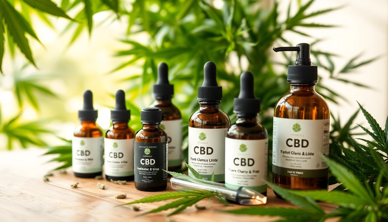 Showcase of CBD organics products highlighting their natural composition and benefits.