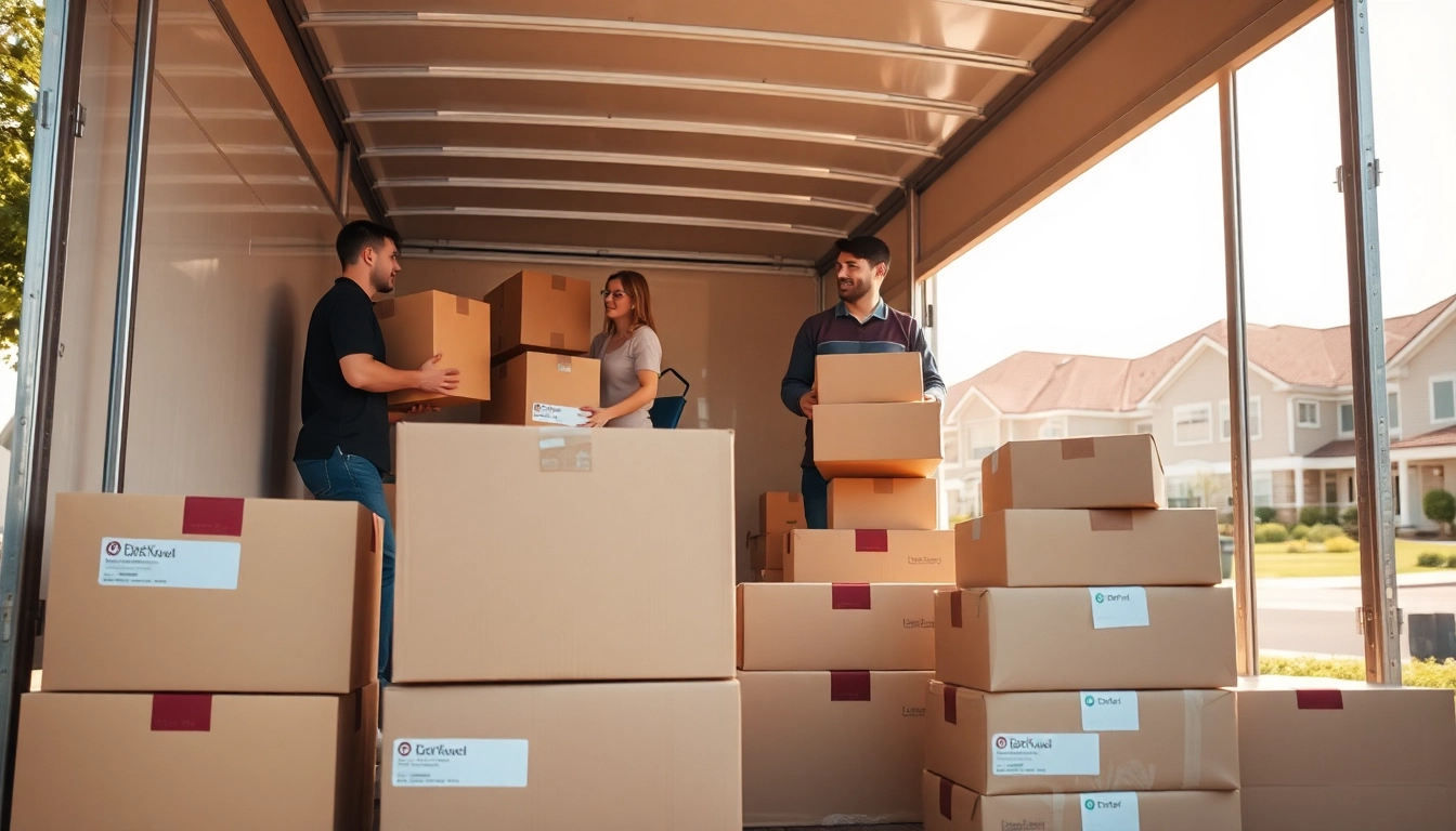 Efficient moving services by https://bennettsmoving.com/ showcasing a professional team packing and loading.