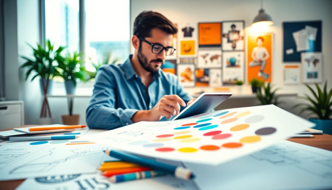 Creating innovative Graphic design in Hull with a designer focused on digital illustrations.