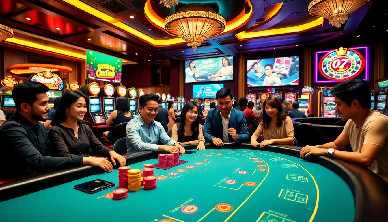 Experience the excitement of a Trusted Online Casino Malaysia 2025 with vibrant games and enthusiastic players.