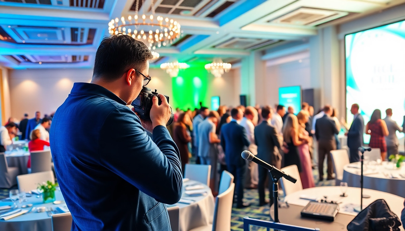 Capture moments with Miami Corporate Event Videography Photography at a vibrant corporate gathering.