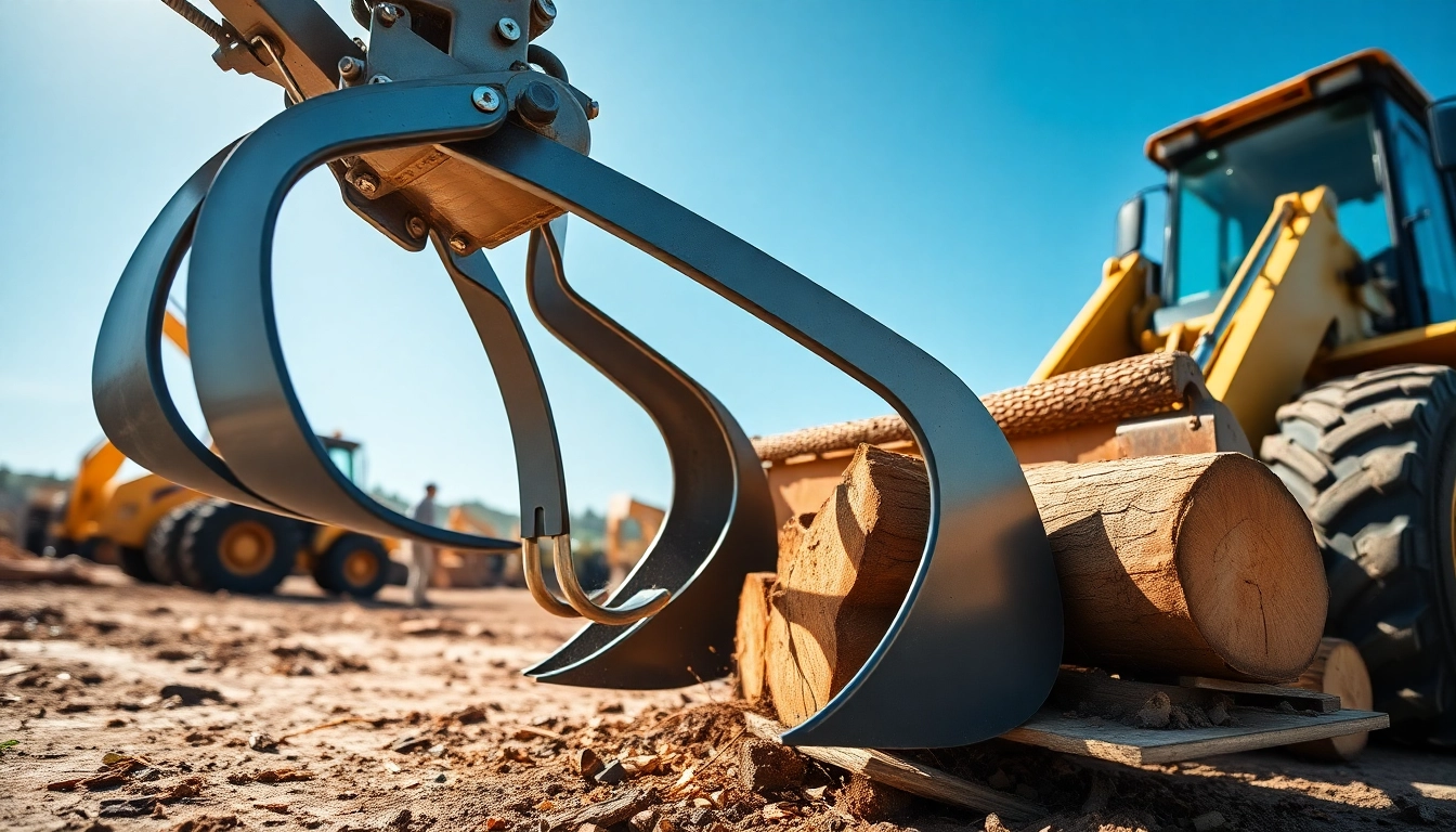 Operate grapple buckets for heavy-duty tasks in construction environments.