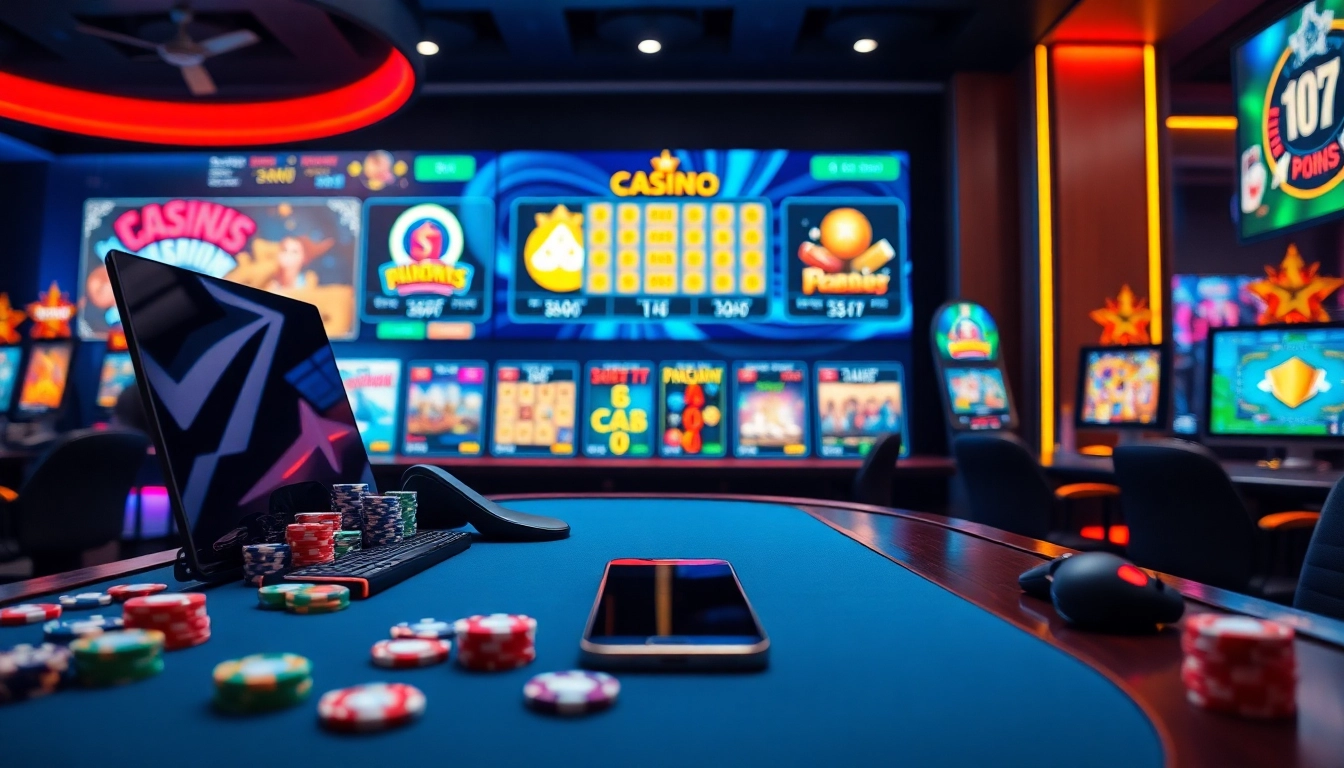 Experience the thrill of Trusted Online Casino Malaysia 2025 with immersive gaming setups and luxurious designs.