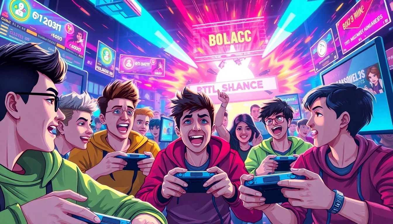 Permainan bolacc game yang penuh aksi dengan pemain bersemangat dan penuh tantangan.