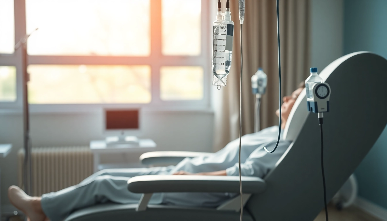 Experience rejuvenation with nad iv therapy near me in a serene clinical setting.