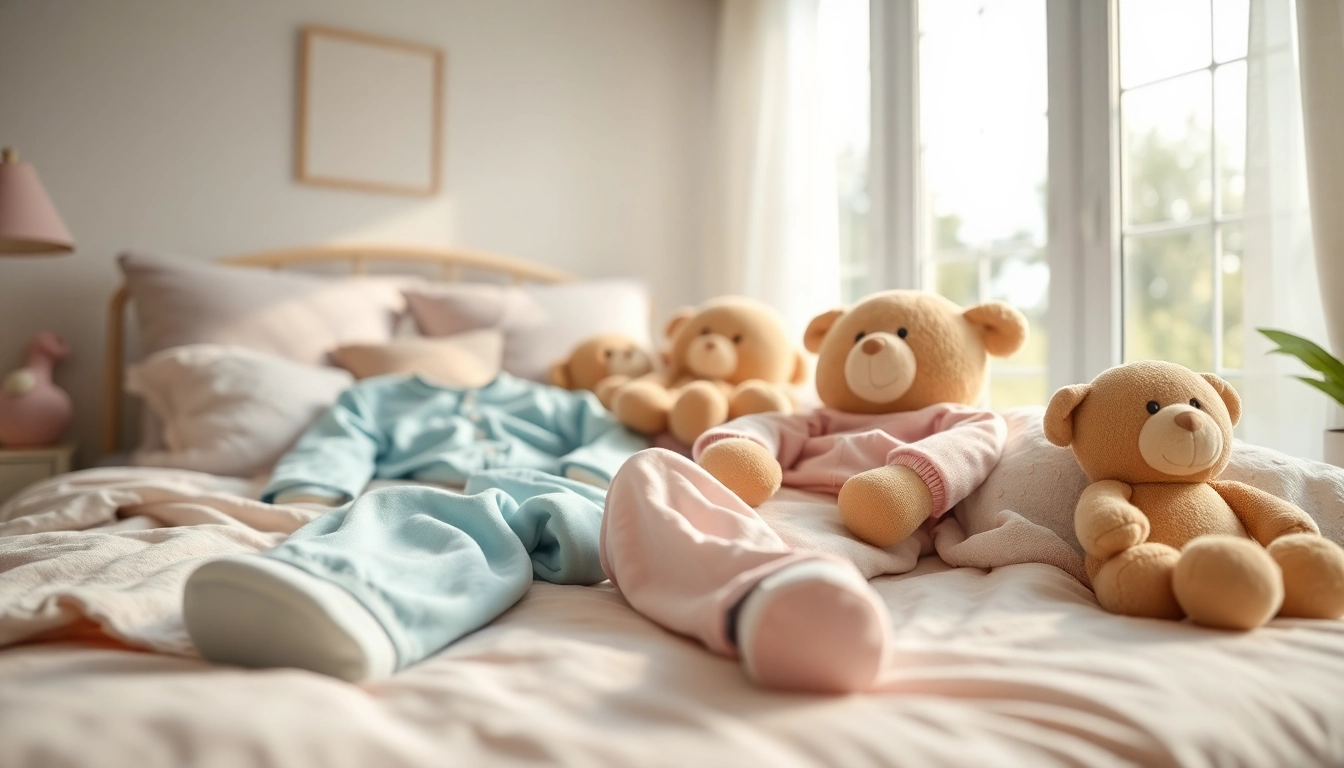 Discover stylish Bamboo kids pajamas displayed in a cozy children's bedroom setting, highlighting comfort and playfulness.