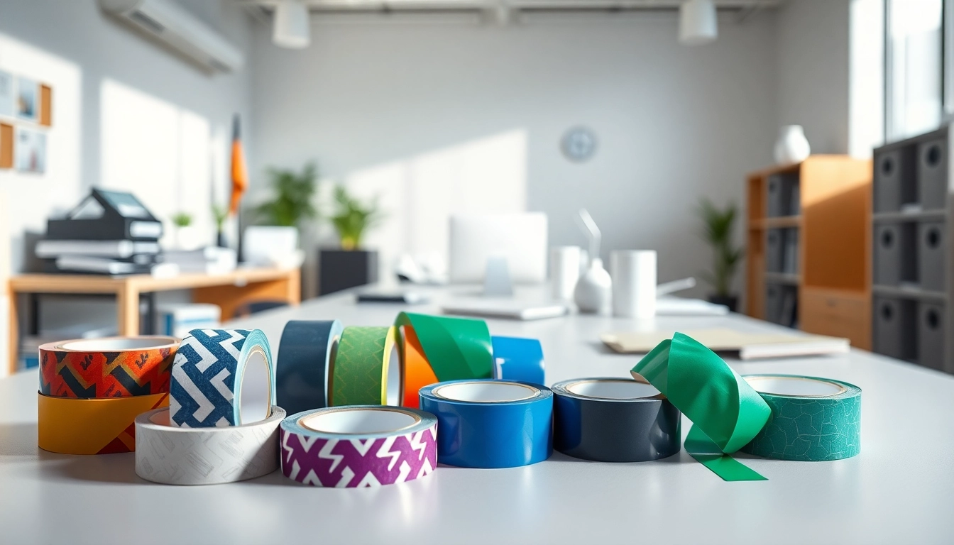 Creare un nastro da imballaggio personalizzato di alta qualità in un ambiente professionale.