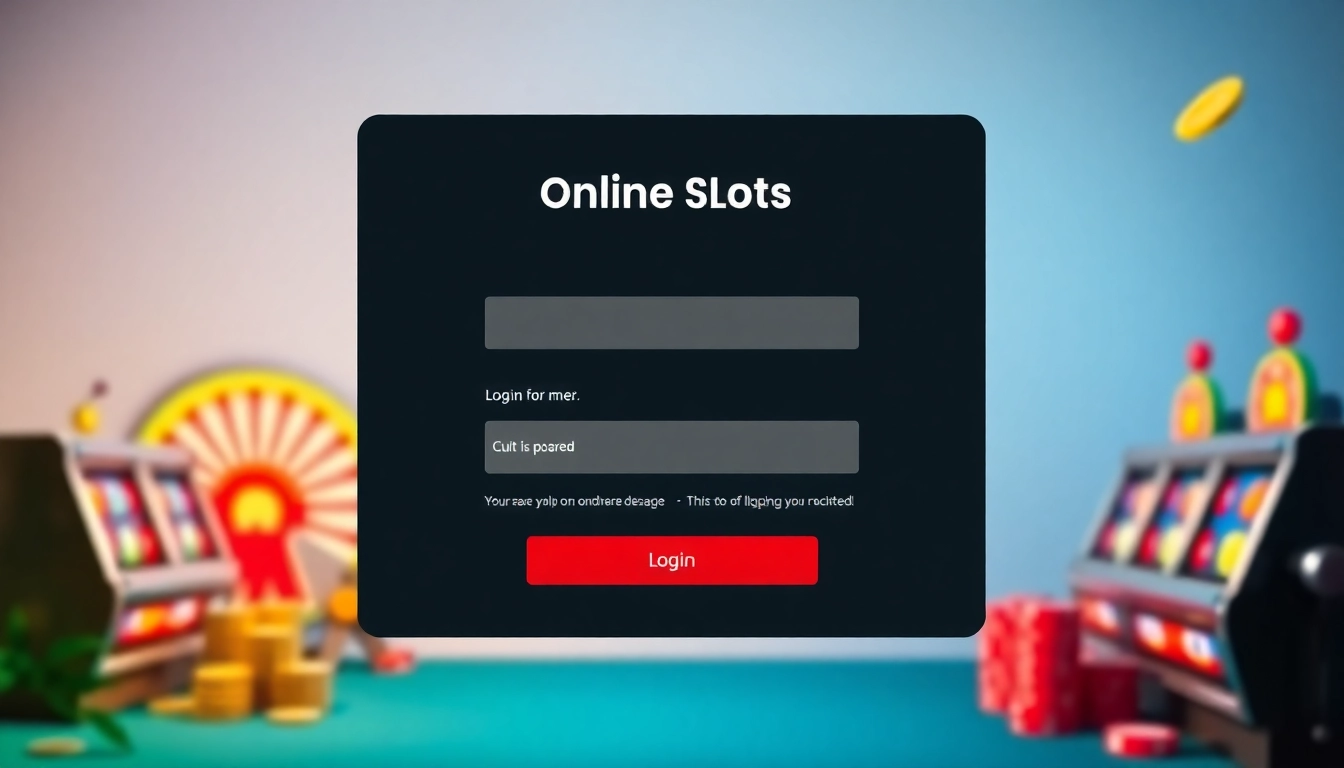 Masuk ke akun Login Slot dengan tampilan antarmuka digital yang menarik dan modern.