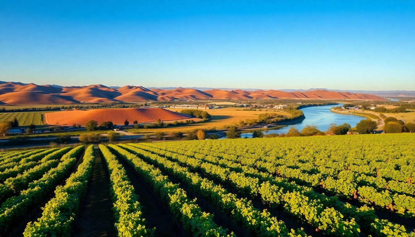 Discover the vineyards and scenic views of Clarksburg, CA in a beautiful landscape.
