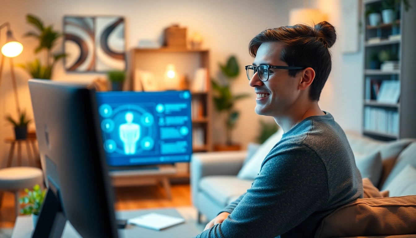 Engaging AI Friend in a cozy setting, enhancing user companionship and comfort.