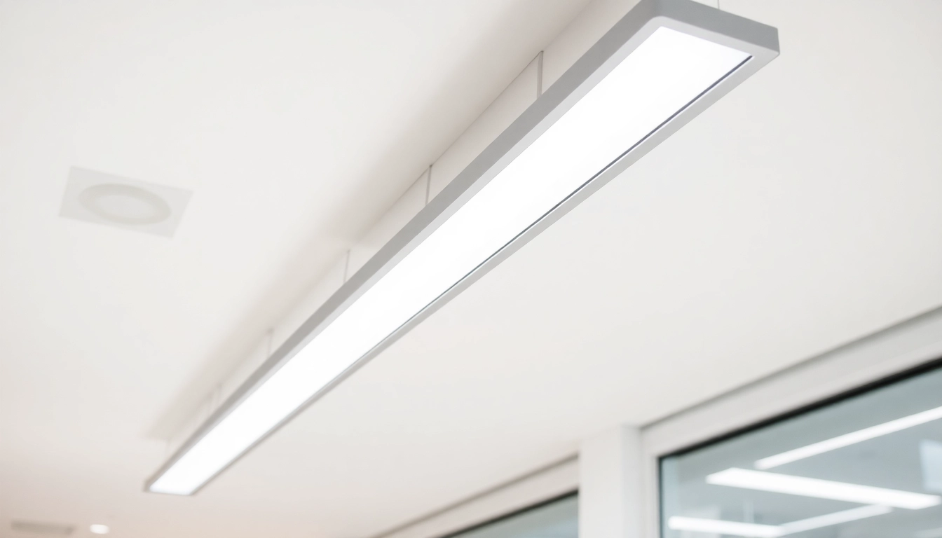Illuminate spaces with LED Batten Light Sourcing showcasing sleek fixtures in use.