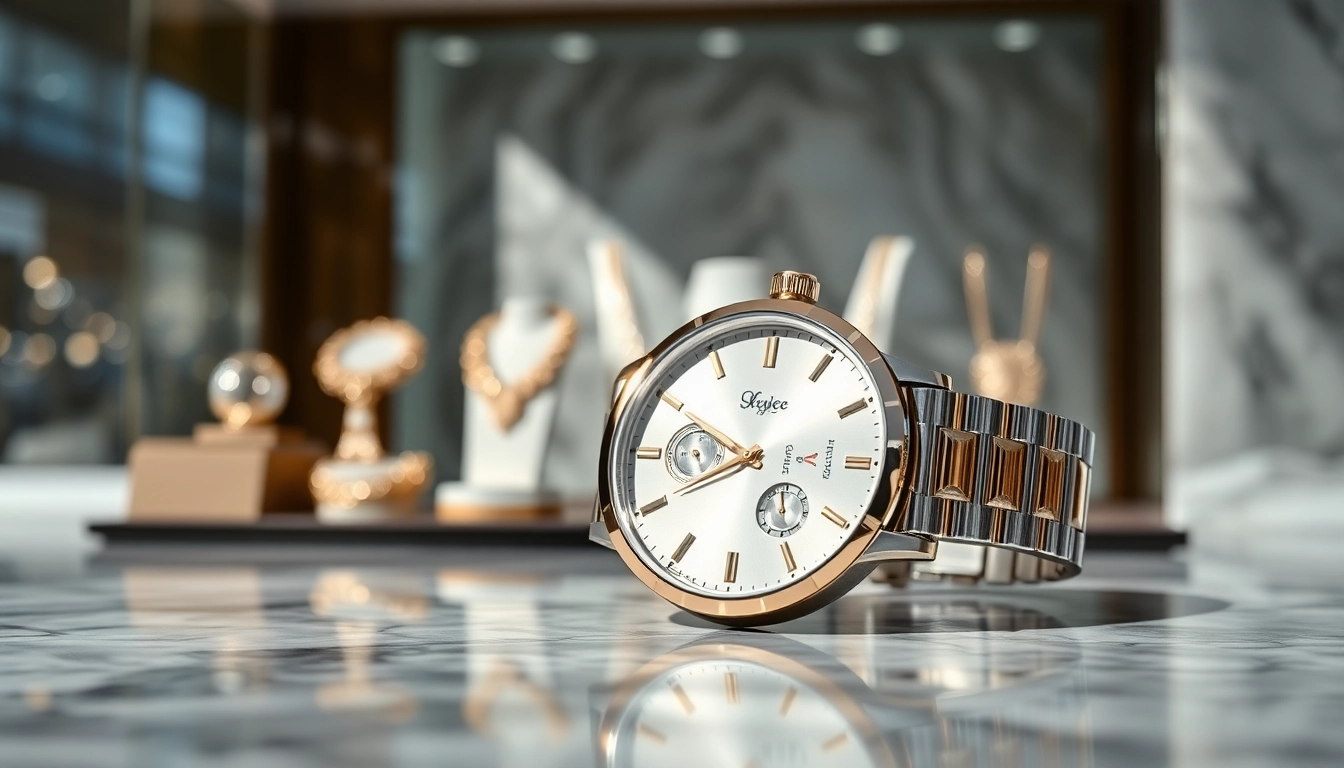 Damen Armbanduhr auf luxuriösem Marmortisch, die Eleganz und Stil verkörpert.