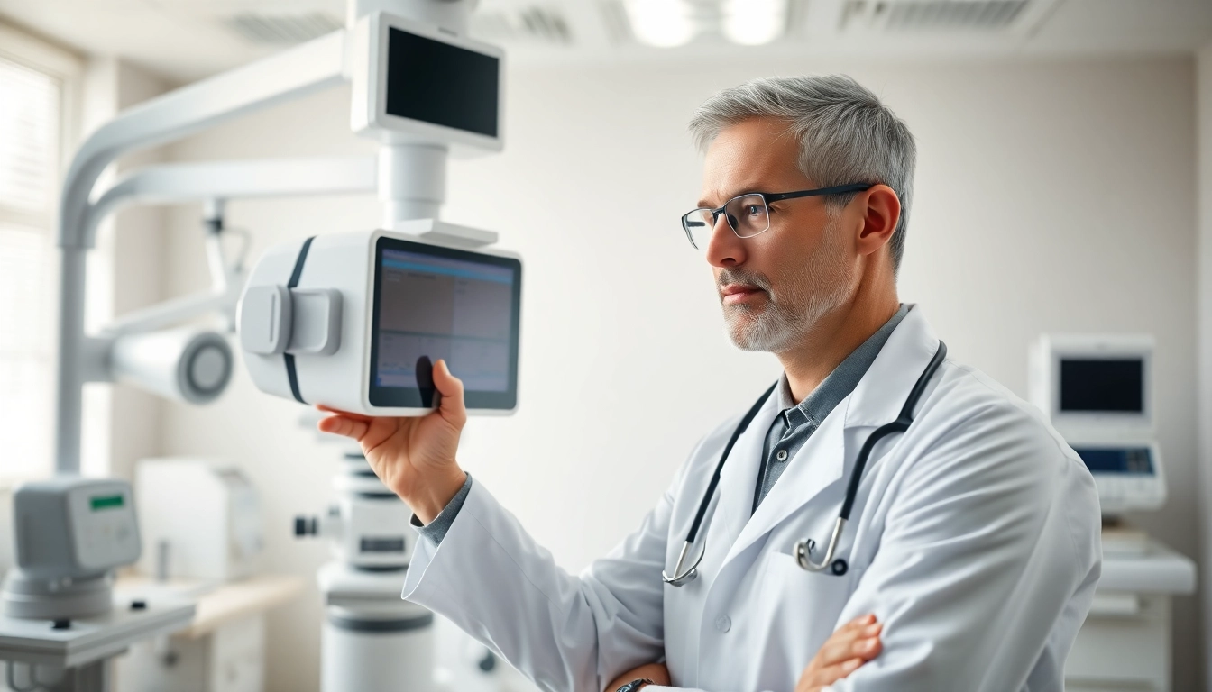 Enhancing the medical parker landscape with cutting-edge equipment and professional expertise in a modern clinic.