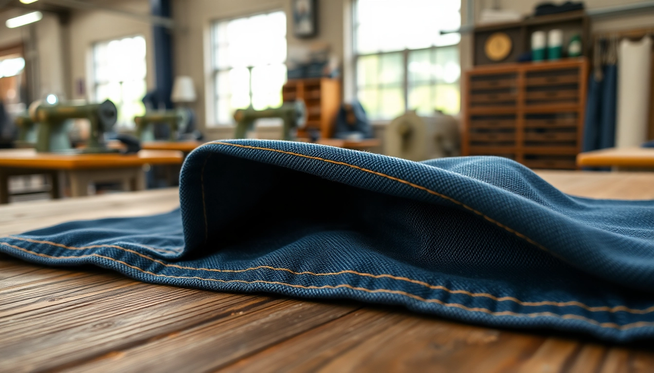 Showcasing premium denim and expert stitching by jeans garment manufacturers