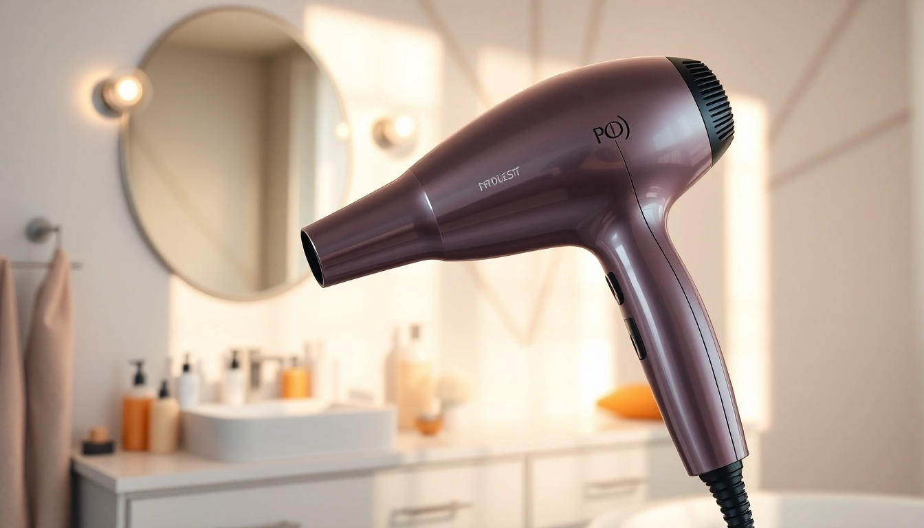 Elevate your styling with the best hair dryer featuring sleek design and luxury appeal.
