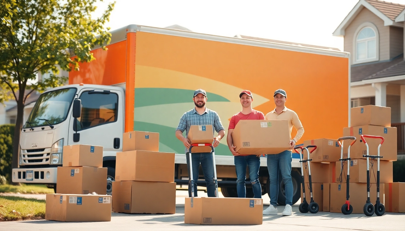 Engaged team of best Toronto movers efficiently packing household boxes.