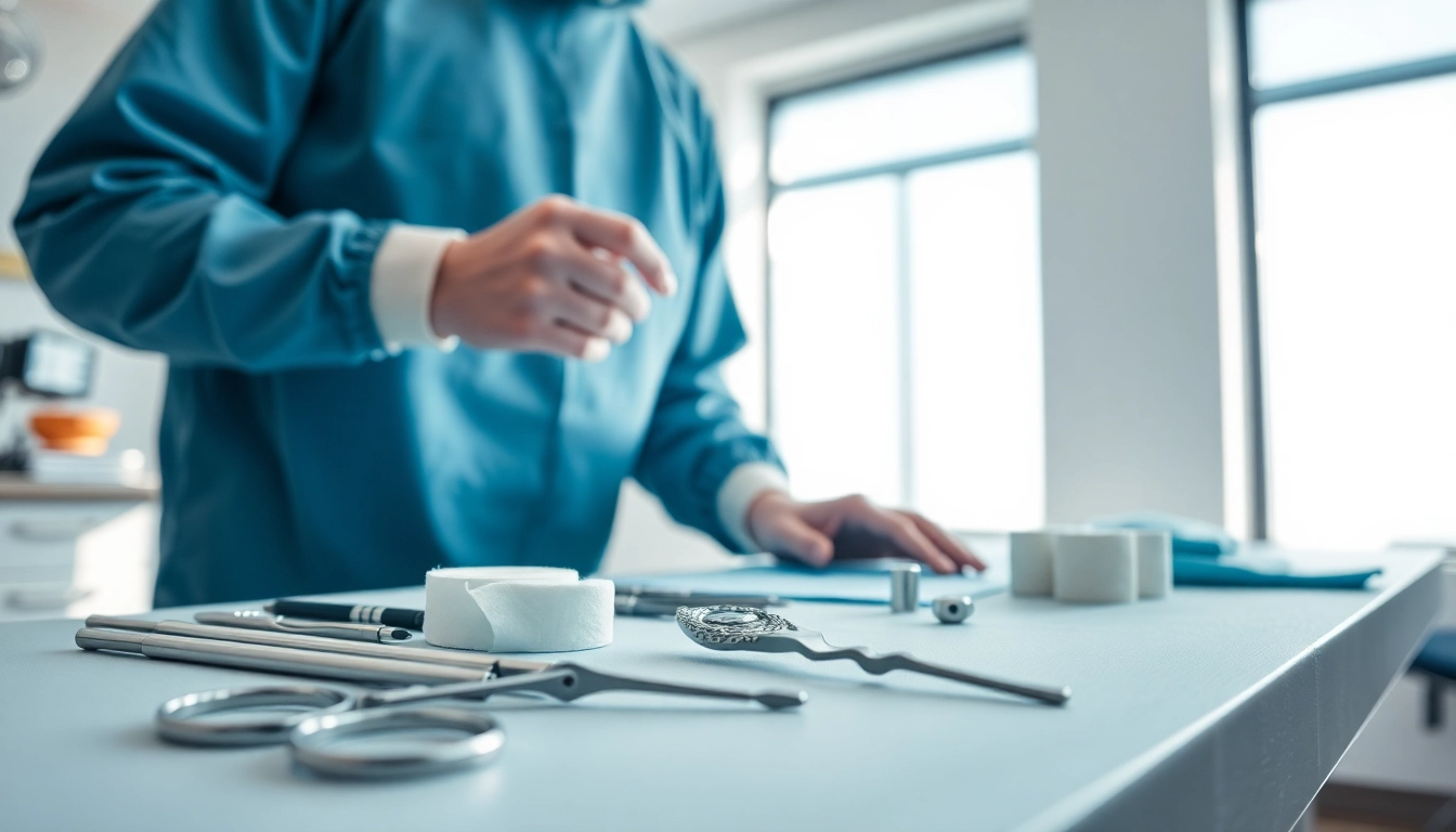 Behandelt Handchirurgie Braunschweig in einer modernen Klinik mit präzisen chirurgischen Instrumenten.