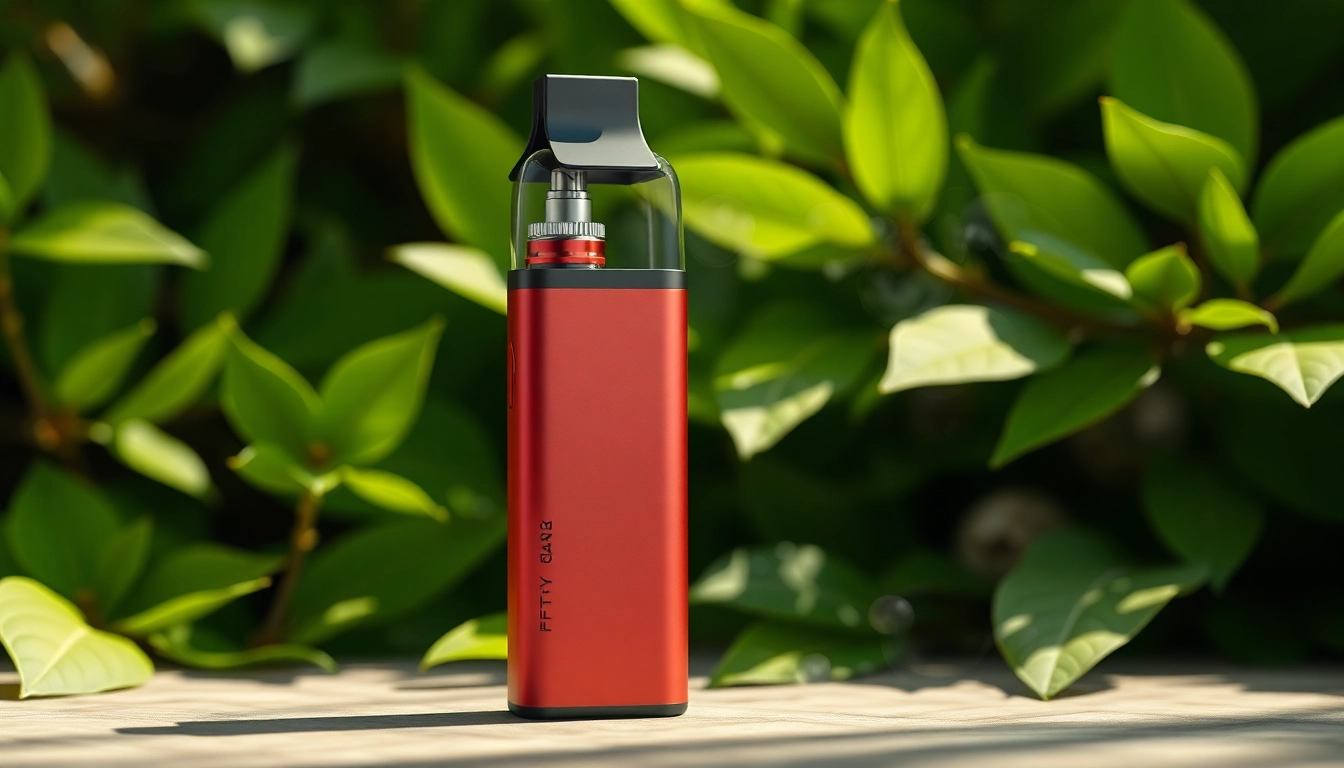 Experience the FIFTY BAR 20K disposable vape featuring a sleek design and vibrant colors.