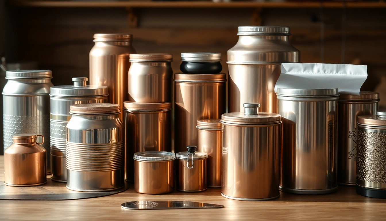 Stunning coffee tins showcasing various designs and airtight features for optimal freshness.