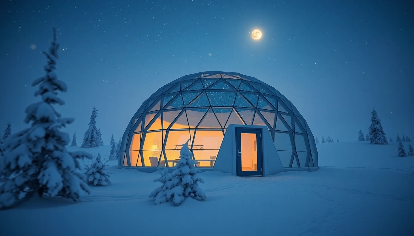 Enjoy a cozy igloo hotel finland surrounded by stunning snowy landscapes under the stars.