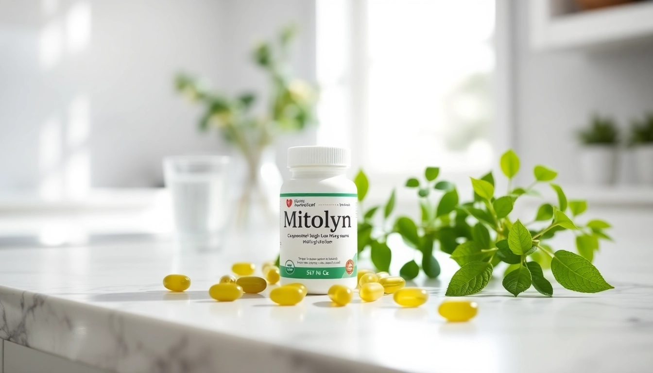 Reviewing Mitolyn weight loss reviews with capsules and healthy lifestyle elements in fresh setting.
