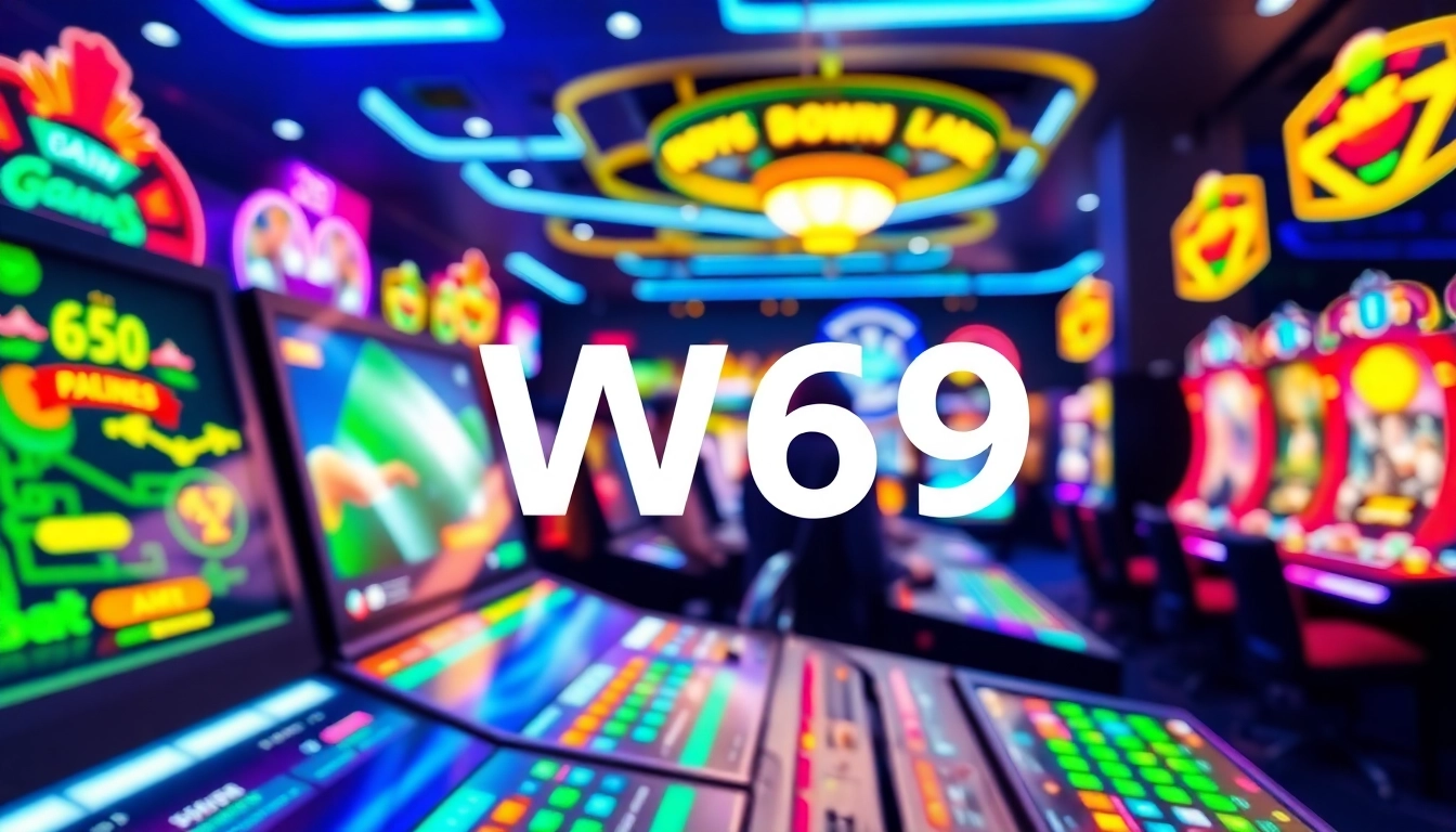 วาง W69 บนหน้าจอแพลตฟอร์มเกมออนไลน์ที่น่าตื่นเต้น