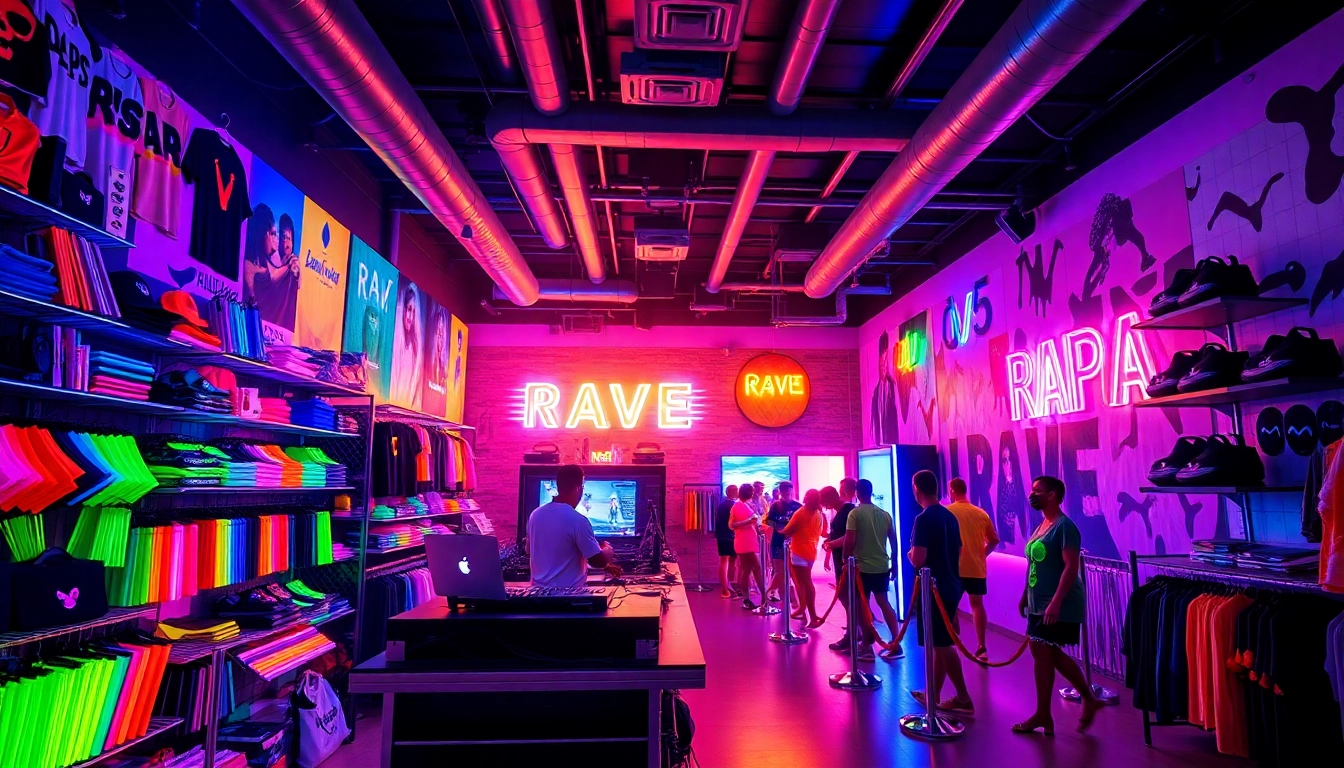 Visit the rave store miami for vibrant rave apparel and accessories, creating an exciting shopping experience.