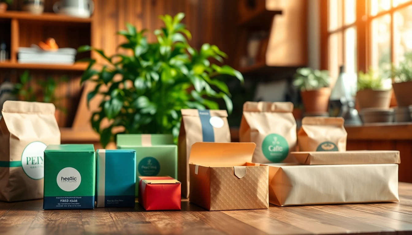 Showcasing elegant food packaging boxes that emphasize eco-friendliness and design.